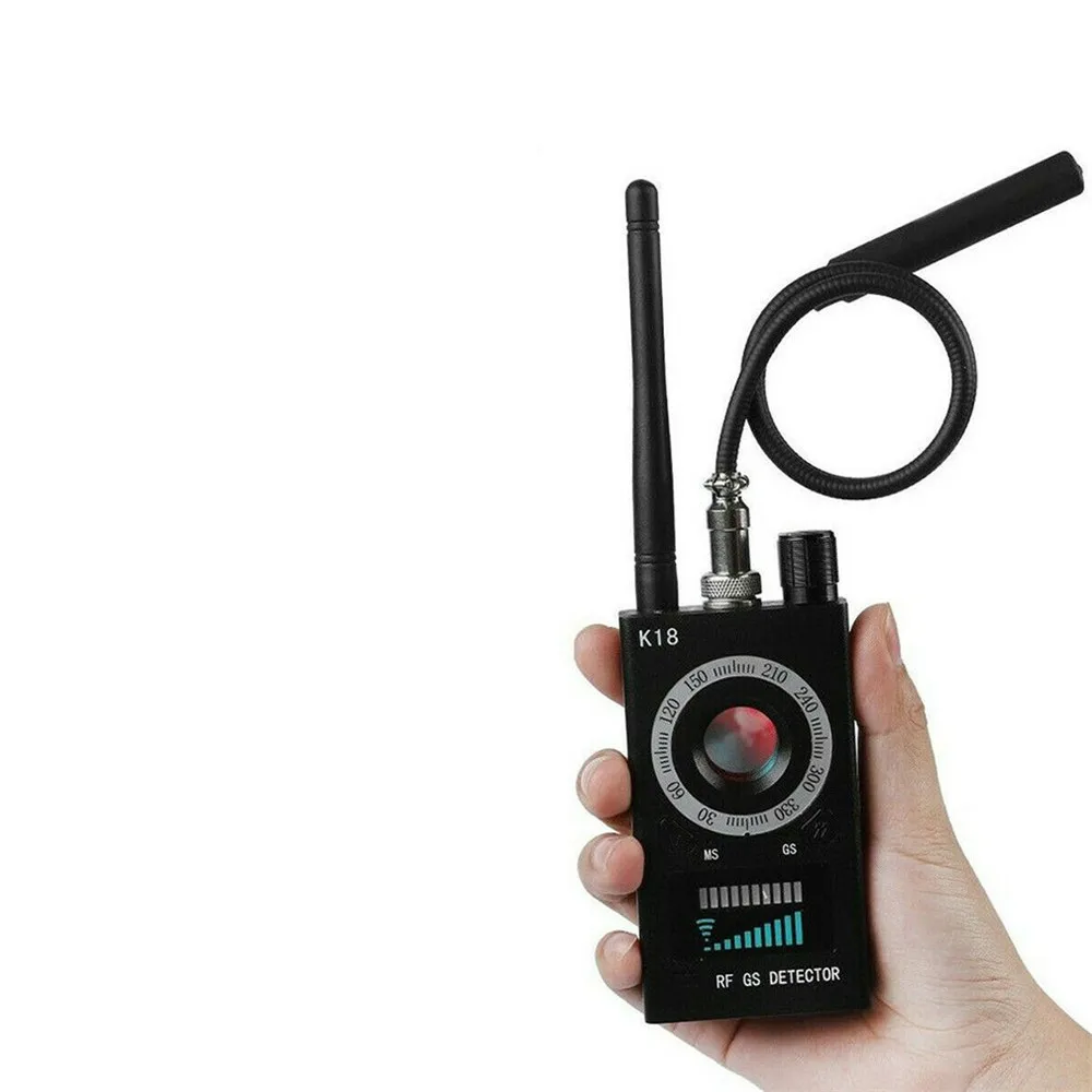 Detector de señal RF inalámbrico antiespía, cámara GSM, buscador de errores de Audio, lente de señal GPS, localizador RF, rastreador de detección 1MHZ-6,5 GHZ K18 - Imagen 6