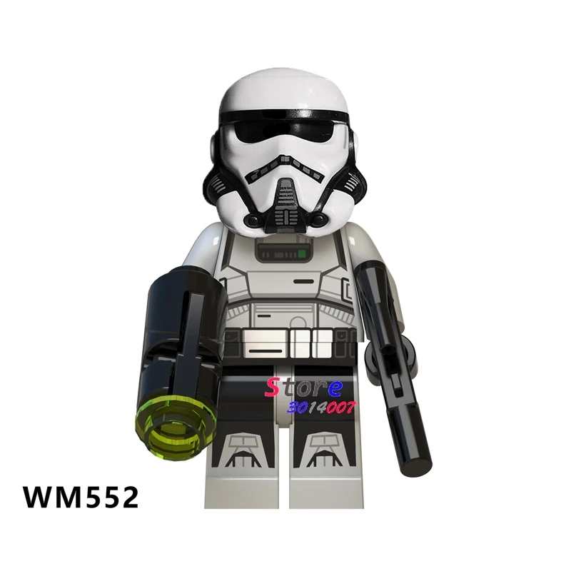 WM552 Одиночный Джордж Лукас Хан Solo ситх Люк Скайуокер Maz Kannata Snoke строительные блоки игрушки для детей - Цвет: WM552