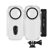 Фотография дайвинг чехол для Insta360 водонепроницаемый чехол Защитный панорамный корпус камеры подводный 5 м для Insta360 One X камера