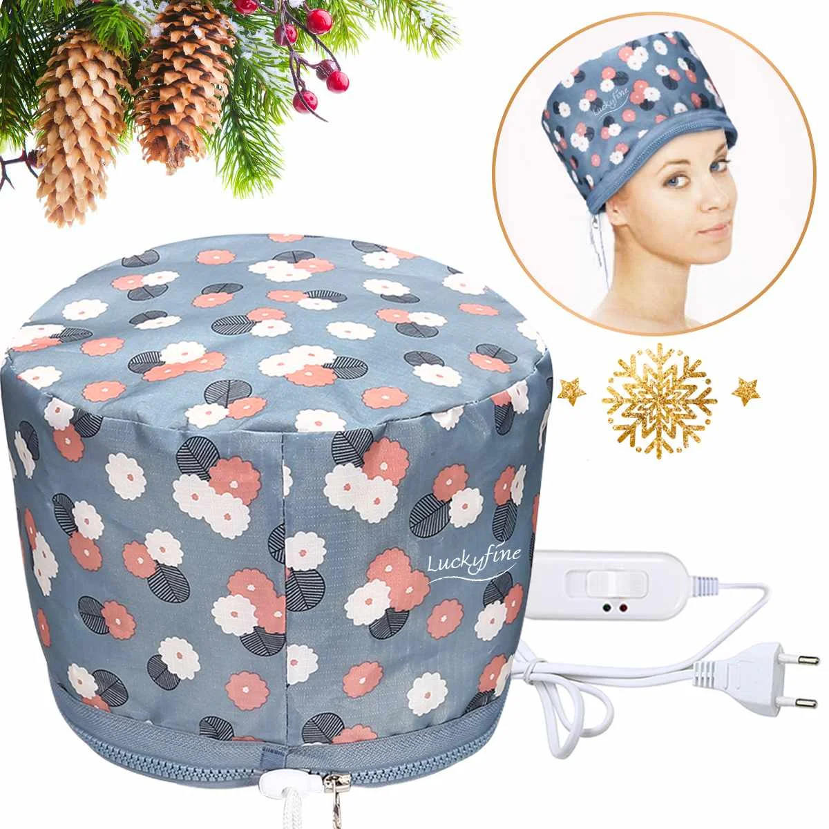 Electric Hair Cap Hat Salon Spa Steamer 