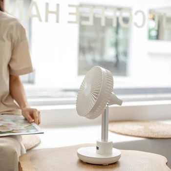 

with Port Mini Portable Vertical Charging Small Fan Desktop Fan Charging Table Fan