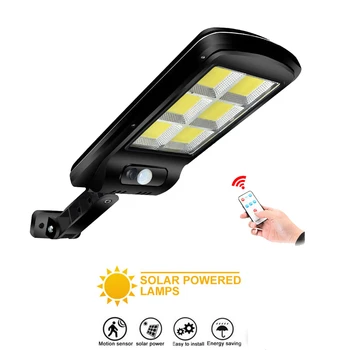 

solar light lamp floodlight reflector PIR Motion Sensor Wall Energy Street Outdoor Waterproof Yard Path Home Garden Power remote