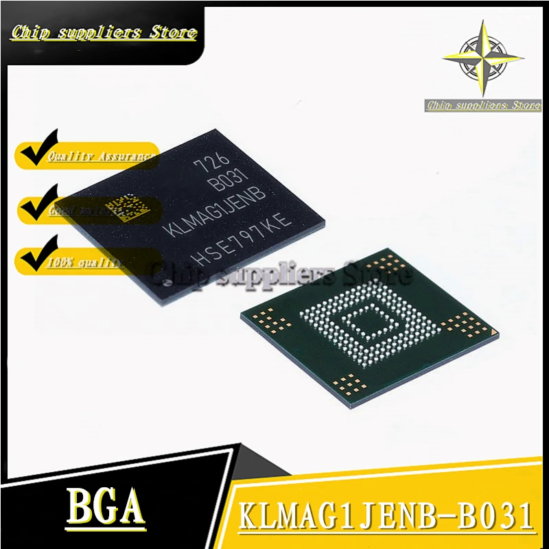 1 шт.-10 шт./Φ BGA emmc 16G KLMAG1JENB-B031 Жесткий диск IC Nwe тонкие материалы 100% качество |