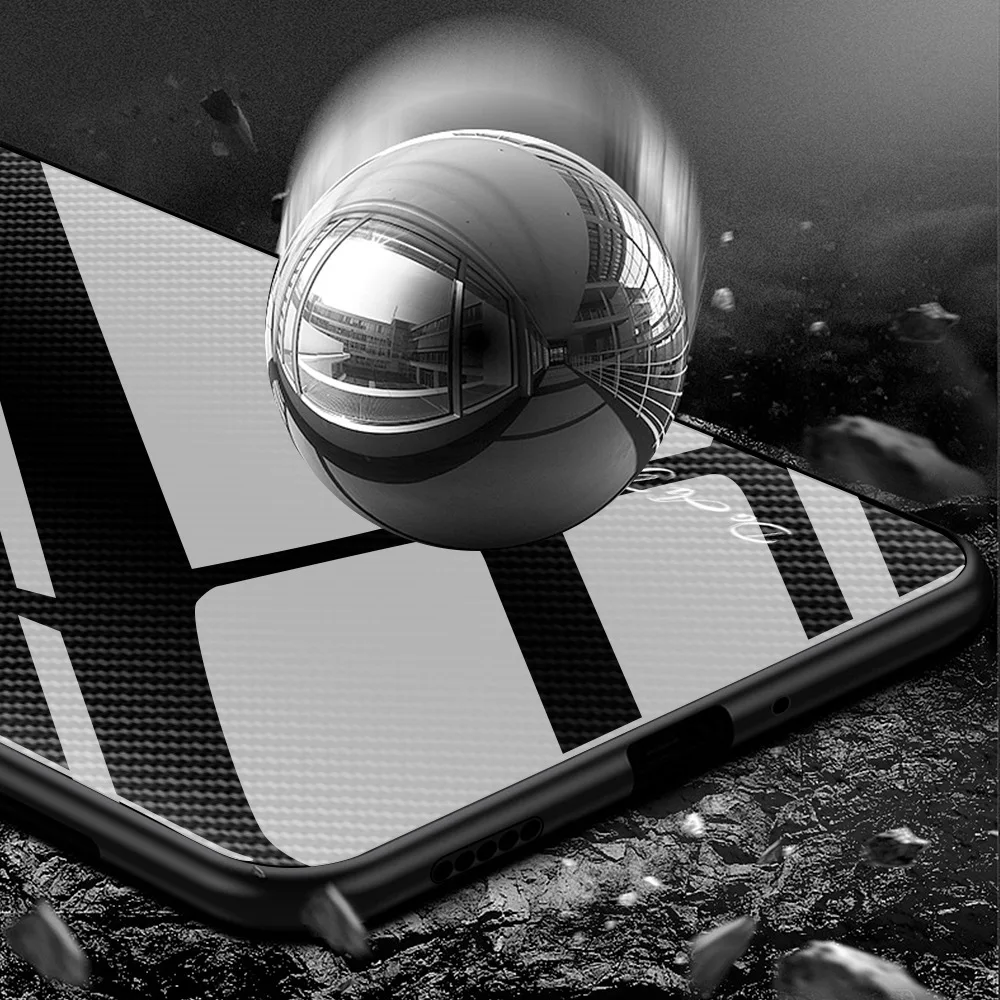 Для Oneplus 7 модный ударопрочный бампер из закаленного стекла с градиентным цветом для Oneplus 7 Pro Coque