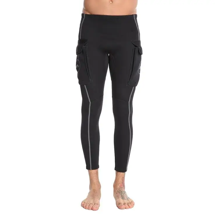 

Sbart 3MM Neoprene Wetsuit Long Pants Men Black Anti-jellyfish Scratch Prevent Diving Trousers Thicken Thermal Swimming Wear