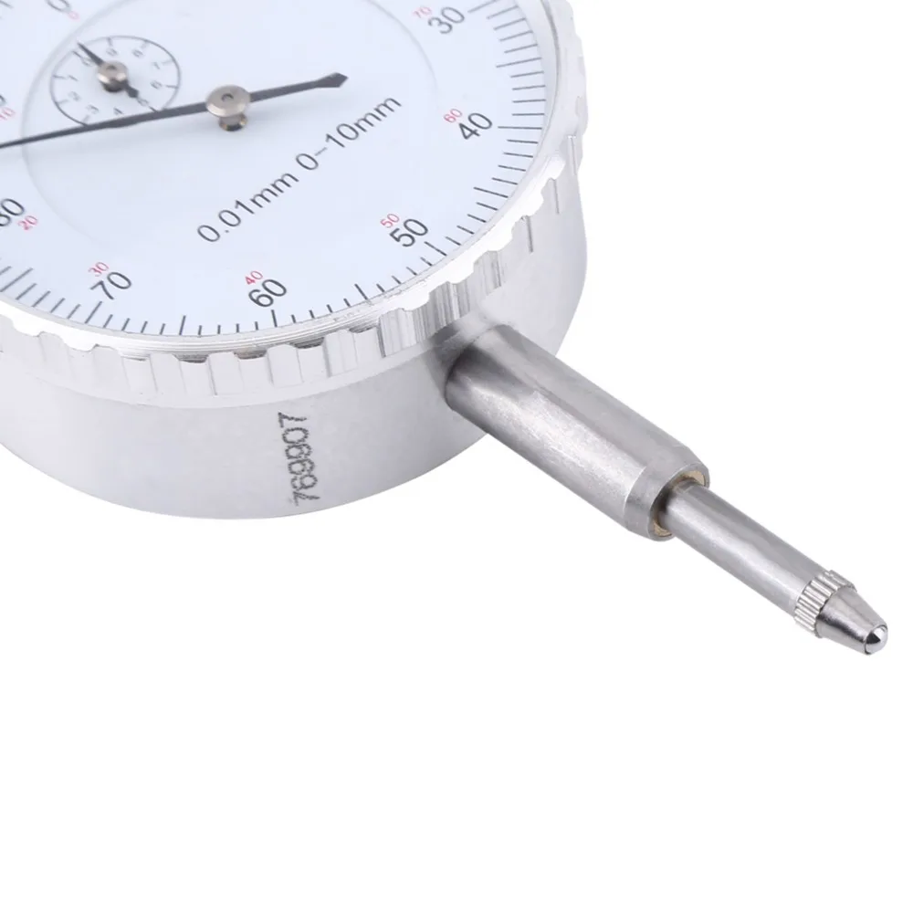 ANENG 0-10mm Dial Indicators Indicator Gage Outer Measuring Indicator Gauge 0.01mm Accurate Vertical Contact Measuring Tools