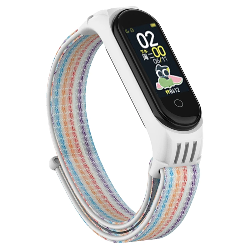 Нейлоновый браслет на запястье для mi Band 3 плетеные ремешки для Xiaomi mi Band 4 сменный Браслет