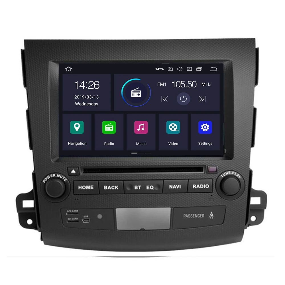 Автомобильный DVD-плеер плеер с восьмидюймовым IPS экраном DSP Android 10 4 Гб ОЗУ 64 ПЗУ для