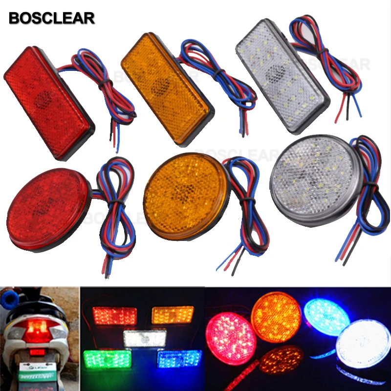 24SMD светодиодный задний светильник Предупреждение задние фонари декоративный