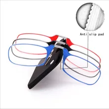 Портативные SOS мини очки для чтения, зажим для носа, подставки для телефона, пластиковый брелок, очки с чехлом, чехол, кошелек, пеннез, оптика, прозрачный