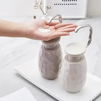 

400ml Refillable Empty Home Hand Sanitizer Shampoo Soap Storage Dispenser Bottle Dispenser Pump for Kitchen