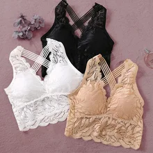 Сексуальные топы на бретельках для женщин, камзол, женское нижнее белье, 4 однотонных цвета, кружевная уличная одежда кроп-топ, без рукавов, Цветочные майки для женщин