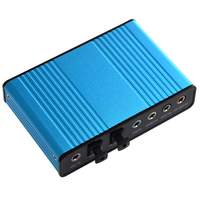 Внешняя звуковая карта SPDIF USB 6 Channel 5,1