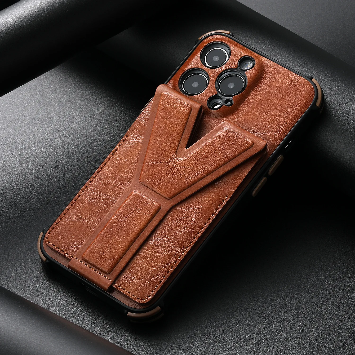 Y Holder Case for iPhone 13 12 11 Pro Max Mini XS X XR SE 7 8 Plus Cases Vintage Leather Magnetic Wallet Card Slot Cover Funda | Мобильные