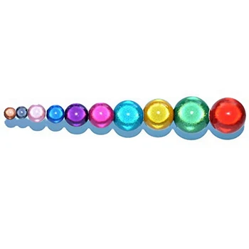 패션 3D 일루전 미라클 비즈, 빛 아래 3D 외관 만들기, 반사 쥬얼리 루즈 비즈, 4-30mm
