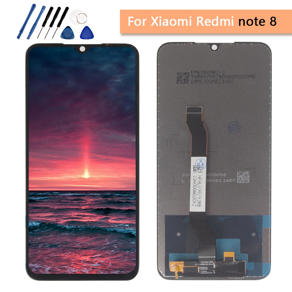 Для Xiaomi Redmi Note 8 ЖК-дисплей кодирующий преобразователь сенсорного экрана в сборе