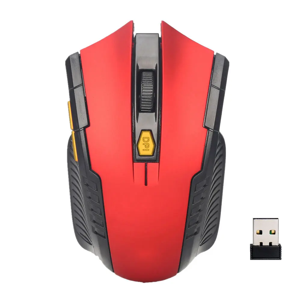 Беспроводная оптическая мышь USB 2 4 ГГц 2000DPI 6 кнопок для ПК ноутбука игровой мыши
