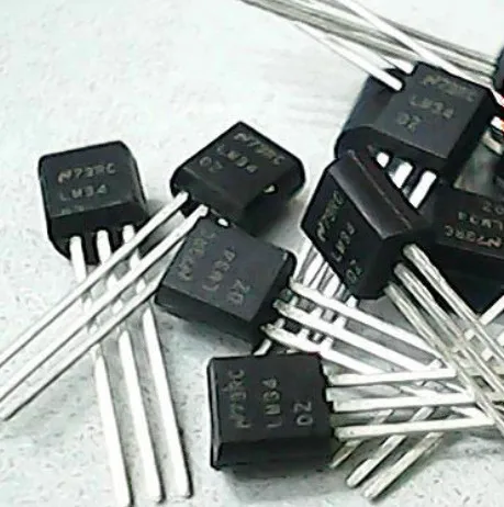 10 шт./лот LM34DZ TO-92 Температура Сенсор LM34D LM34