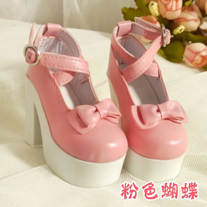 5 Allaosify/кукольная обувь BJD/SD 60 см; кукольные сапоги на высоком каблуке; кожаная обувь - Цвет: 5