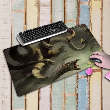 

Animal Dragon Speed Locking Edge Natural Rubber Mouse Pad Large Waterproof Desk Gaming Mousepad Mat for CSGO Dota LOL