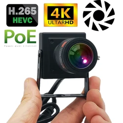 H.265 POE HD 8MP 2.8-12mm Manual Zoom Indoor IP Camera 2160P 4K Mini Security ONVIF P2P CCTV Cam Video Surveillance System