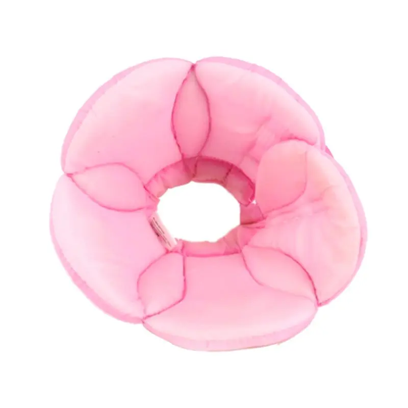Pink Pet Recovery Cone e-ошейник кошка собака Comfortabe цветочный узор елизабетанский ошейник - Цвет: Pink