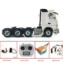 LESU 1/14 8*8 Металлическое шасси RC Merce тягач звук радио Hercules кабина THZH0523