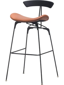 

Iron Bar Chair, Northern European Industrial Ant Bar Chair, Modern Simple High Stool, Home Back Bar Chair
