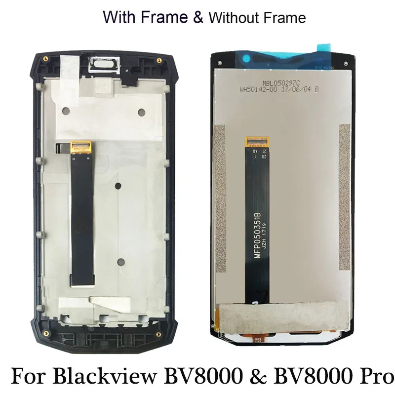 

100% Tested LCD Screen For Blackview BV8000 LCD Display Touch Screen Digitizer Assembly lcd screen for BV8000 pro LCD