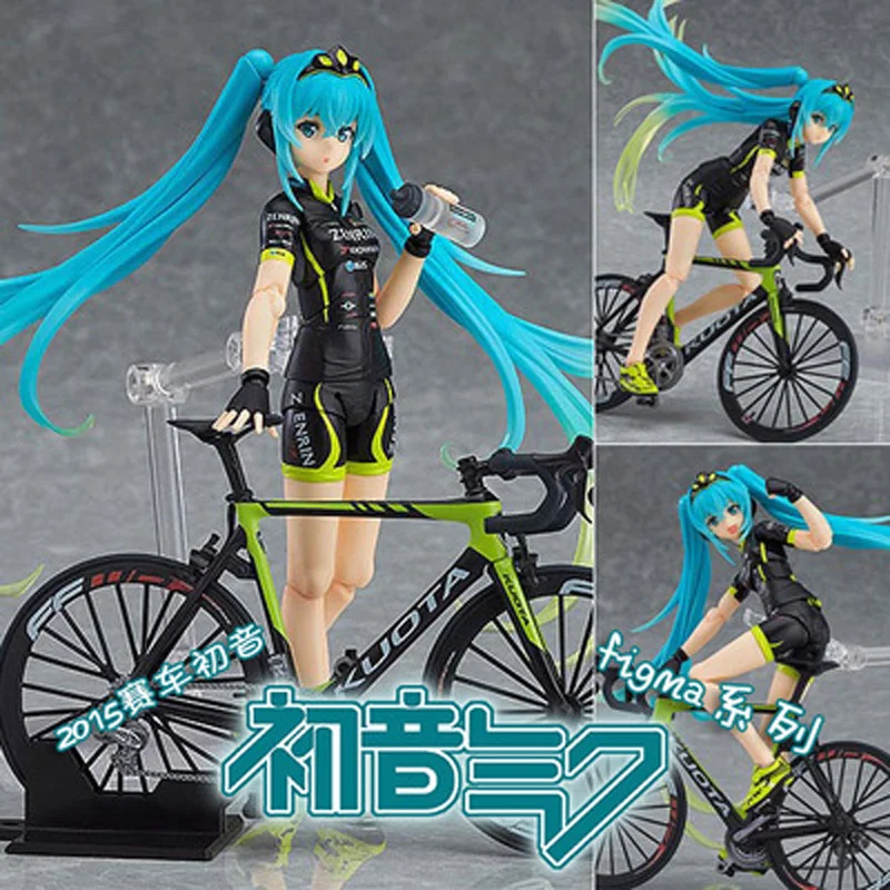14 см милый аниме Vocaloid Hatsune F307 Racing TeamUKYO Support ver. ПВХ экшн фигурка Коллекционная
