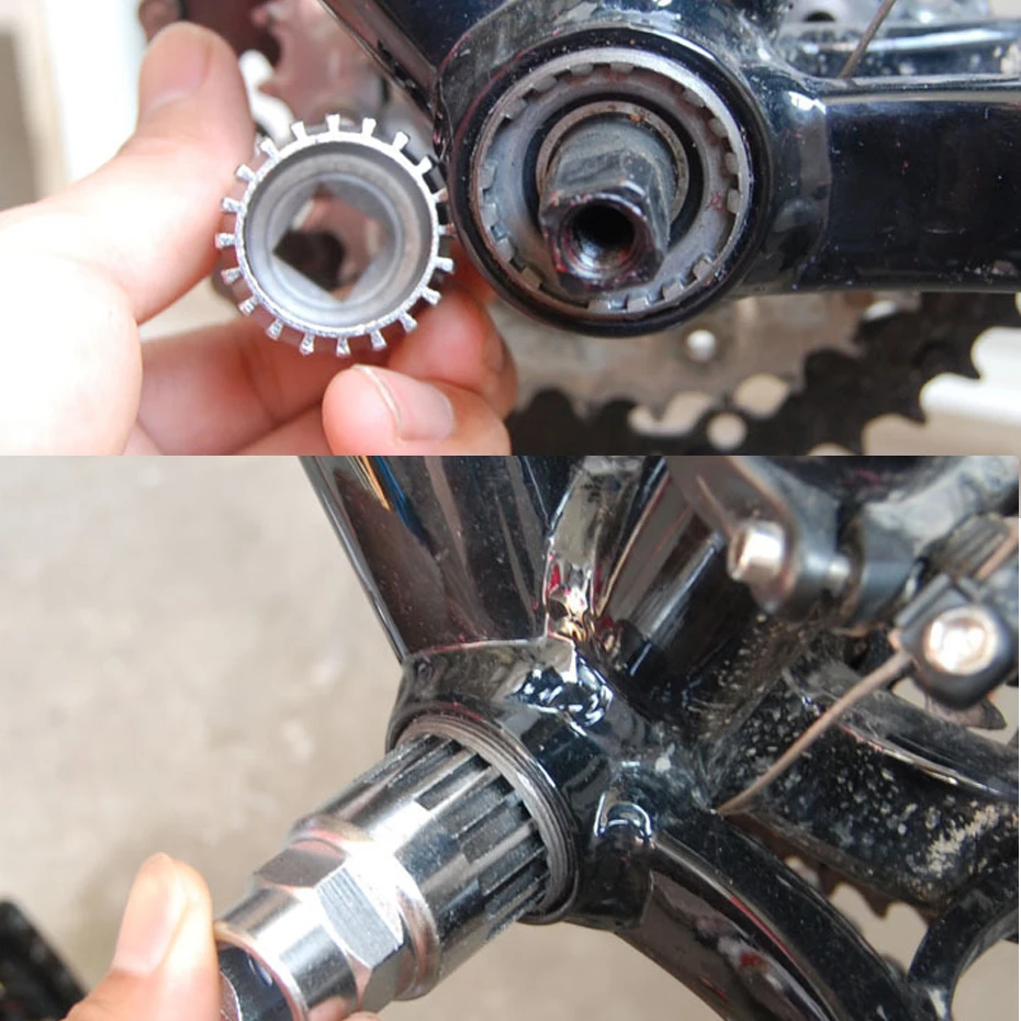 Велосипедный кронштейн Инструмент для извлечения коленчатого колеса горного