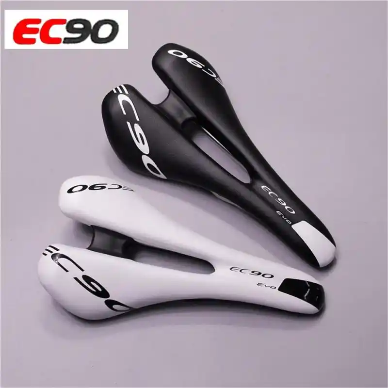 EC90 Saddle MTB Bike EVO Artificial Leather Seat Saddle Breathable Soft Cushion