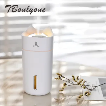 

280ml Home Office Mute Air Purify Aroma Diffuser Mini USB Mist Generator Air Humidifier with 7 Color Lights Car Humidifiers