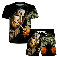 Horror Movie It Penny Wise Clown 3d Print Men's/Ladies Outdoor Sports Suit Clothing T-shirt Boy Cool Clothes Man Suit
