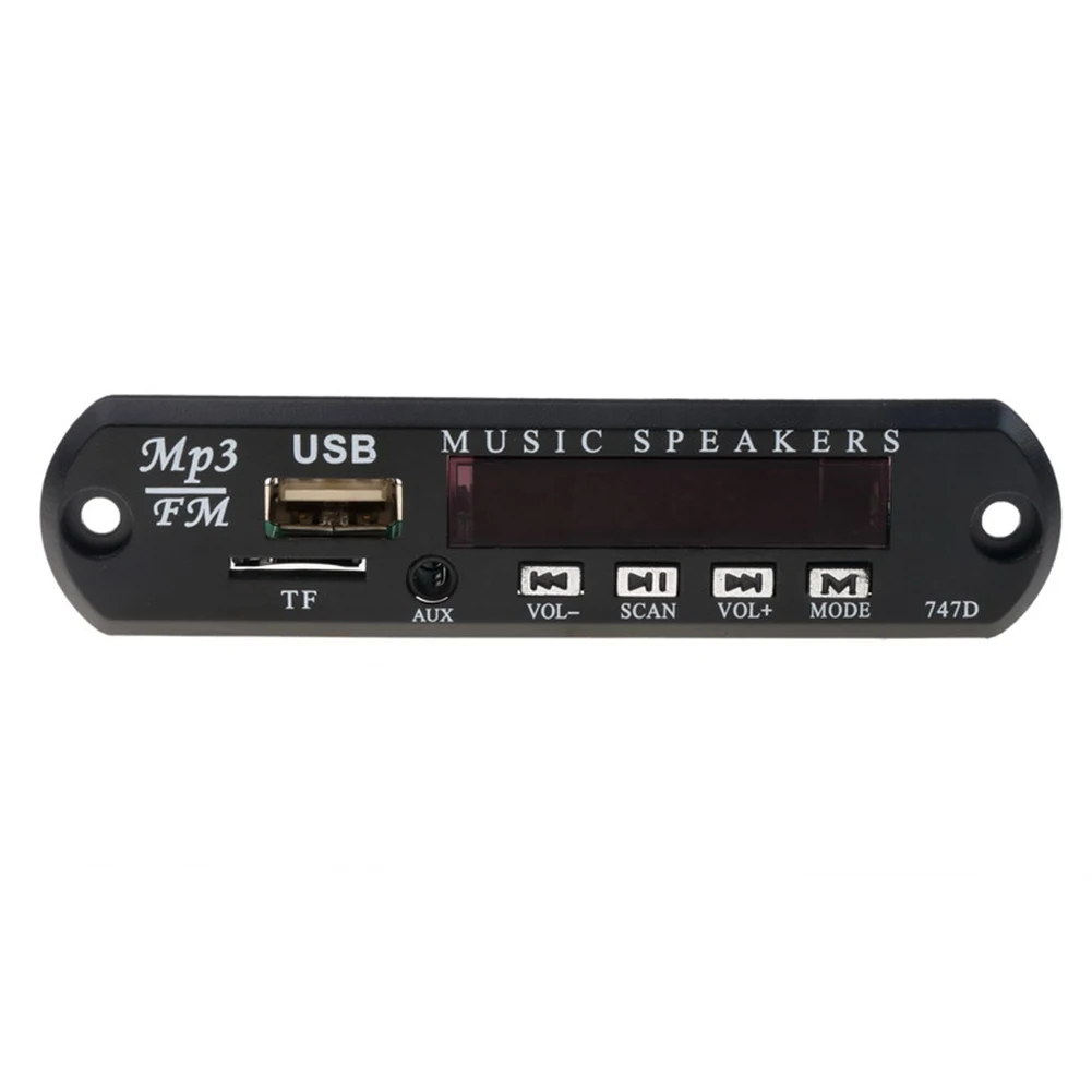 Q9A 12 В USB пульт дистанционного управления MP3 AUX TF радио FM музыкальный динамик аудио доска автомобильный декодер