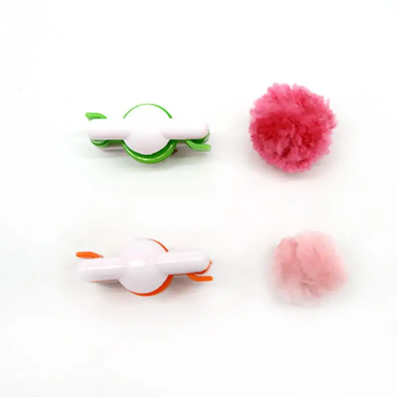 2 шт Pompom pom чайник для пушистого шарика ткацкая Игла DIY шерсть Вязание