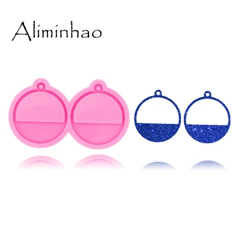 

DY0428 L/M/S Semicircular Shape Earrings Handmade DIY Epoxy Silicone Molds Fashion Jewelry Resin Craft Mould