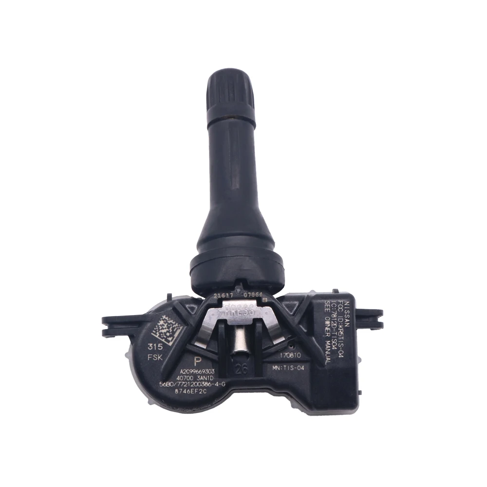 Датчик TPMS для NISSAN LEAF- NISSAN SENTRA 407003AN1D 40700-3AN1D TPMS датчик давления в шинах 315 МГц