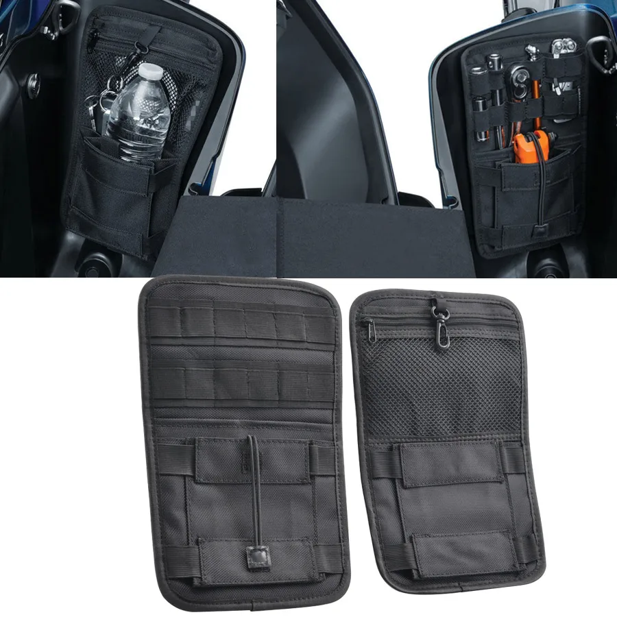 Generic Moto Saddlebag Wall Organizer Hard Bag Storage Case For Hd