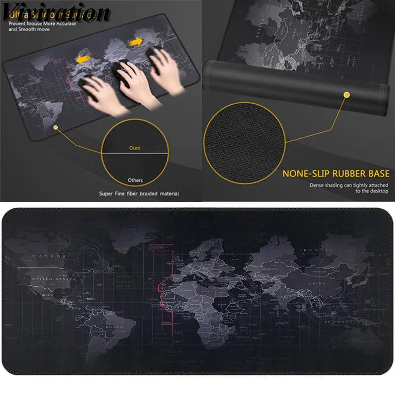 Для Half-life игра Counter-Strike компьютерный стол коврики для игровой клавиатуры 90x40 см XL мир принт Противоскользящий офисный Рабочий коврик для мыши коврик