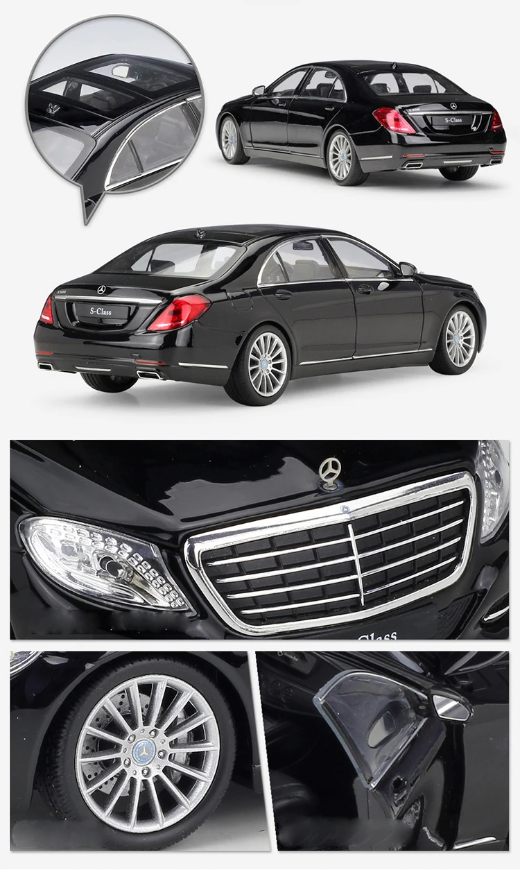 WELLY 1:24 масштабная модель симулятора автомобиля Benz s-класса классический литой автомобиль металлический сплав автомобиль игрушки для детей подарок игрушка автомобиль коллекция