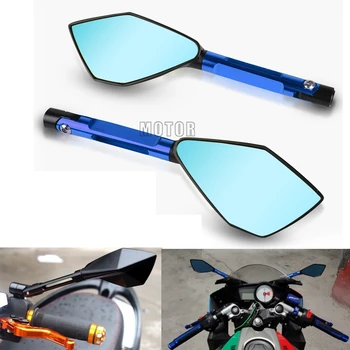 

7/8" 22mm Universal Motorcycle Rearview Mirrors Handle Bar End For Honda CB CBR 600 F3 F4 F4I 1000 RR Ninja ZX 6R 9R 10R Katana