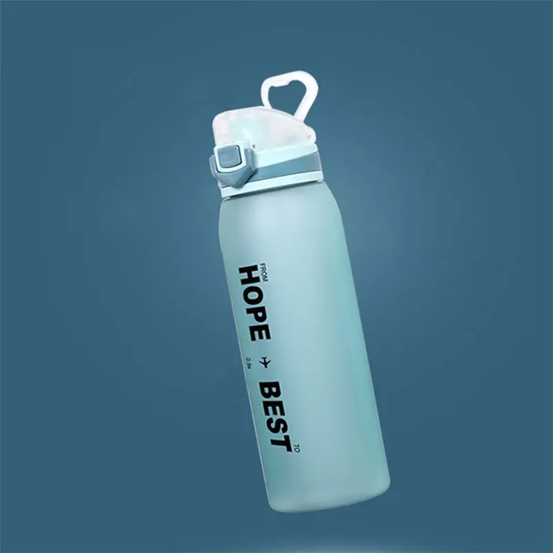 Upspirit, 900 мл, матовая Спортивная бутылка для воды, большая емкость, чайник для питья, портативный, для спорта на открытом воздухе, для путешествий, шейкер для протеина, посуда для напитков