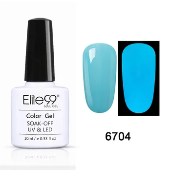 

Elite99 10ml Glow In Dark Gel Nail Polish Fluorescent Luminous UV LED Gel Varnish Semi Permanent Nail Art Gel Varnish Enamel