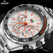 

SWISH New Arrival Mens Watches Top Brand Luxury Waterproof Watch For Men Sports Chronograph Quartz Wristwatch Relogio Masculino