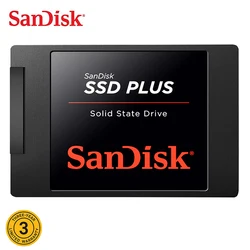 Sandisk – disque dur interne SSD, Sata 3 Plus, avec capacité de 480 go, 240 go, 120 go, 1 to, pour ordinateur portable 