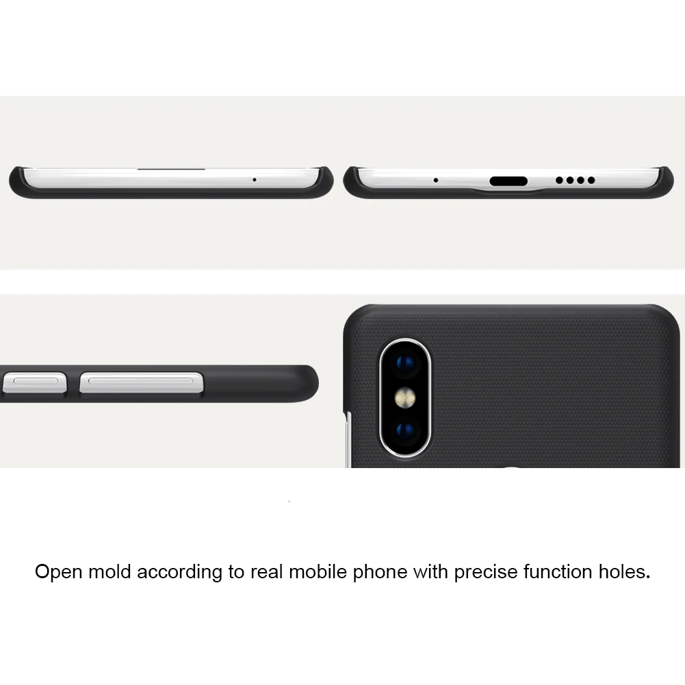 for Xiaomi Mi Mix 2 S 2S Матовый чехол NILLKIN для For Xiaomi Mi Mix 2 2S твердая Пластиковая Задняя крышка с подарком