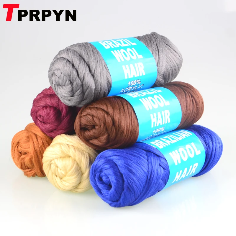 14 шт./лот 100% акриловые бразильские шерстяные волосы африканская пряжа для