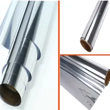 60x400 см односторонняя перспективная Толстая стеклянная пленка, оконная изоляция, Солнцезащитная УФ-пленка, наклейки для дома, офиса, комнаты от солнца