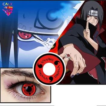 

2X Cosplay Color Contact Lens Visible Colored Contact Lenses 14.5MM Monthly Naruto Looking Eye Makeup Beautiful Pupil Halloween